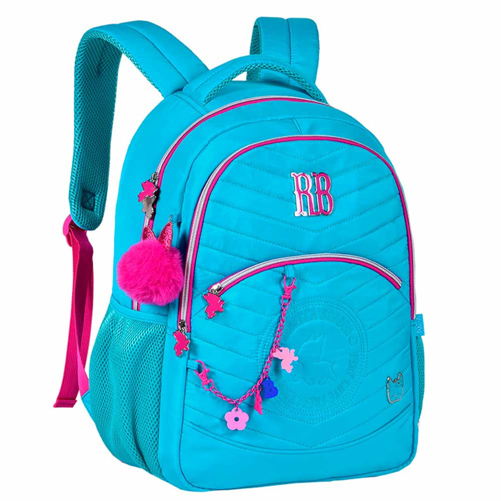 Mochila De Costas Rebecca Bonbon Soft Azul Clio Style