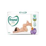 Fralda Descartável Personal Premium Hiper Extra Extra Grande - 4 Embalagens Com 44 Fraldas - Total De 176 Tiras