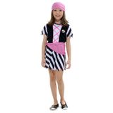 Fantasia De Pirata Feminino Infantil Com Bandana Carnaval M