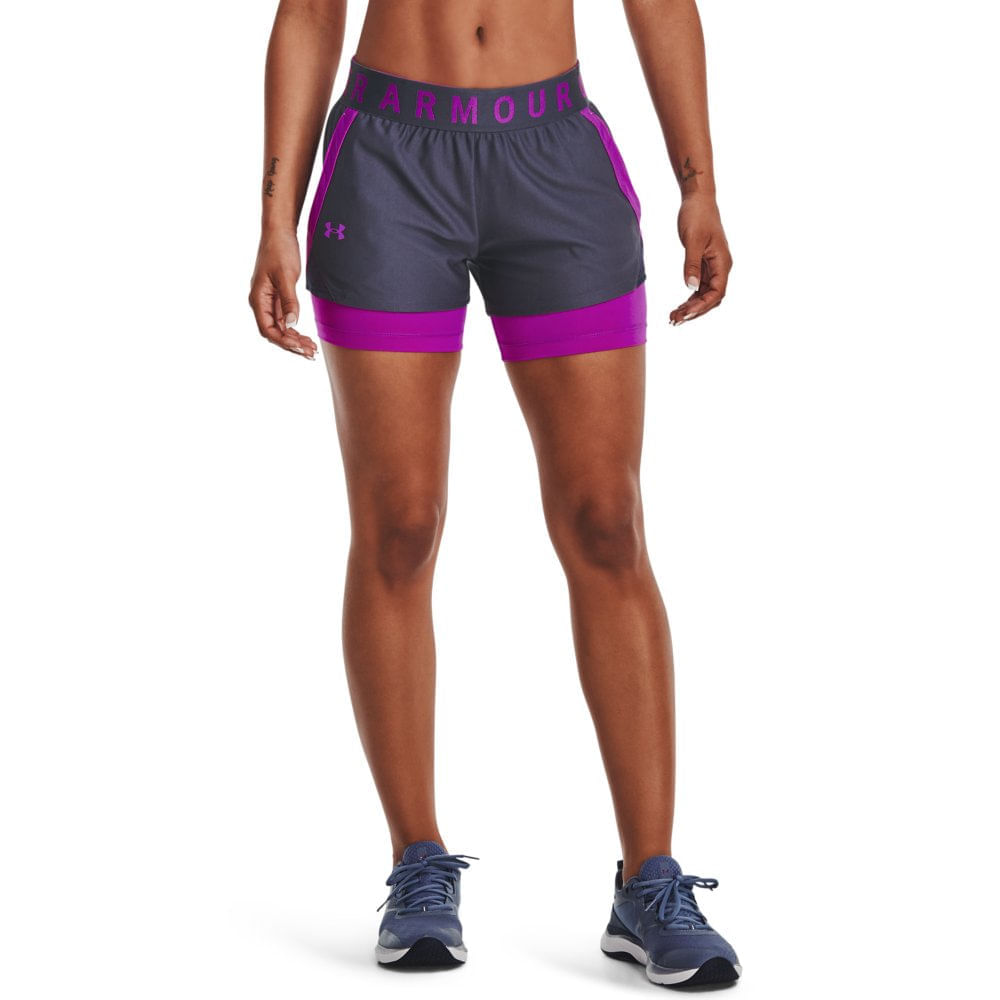 Shorts De Treino Feminino Under Armour Duplo Fitness