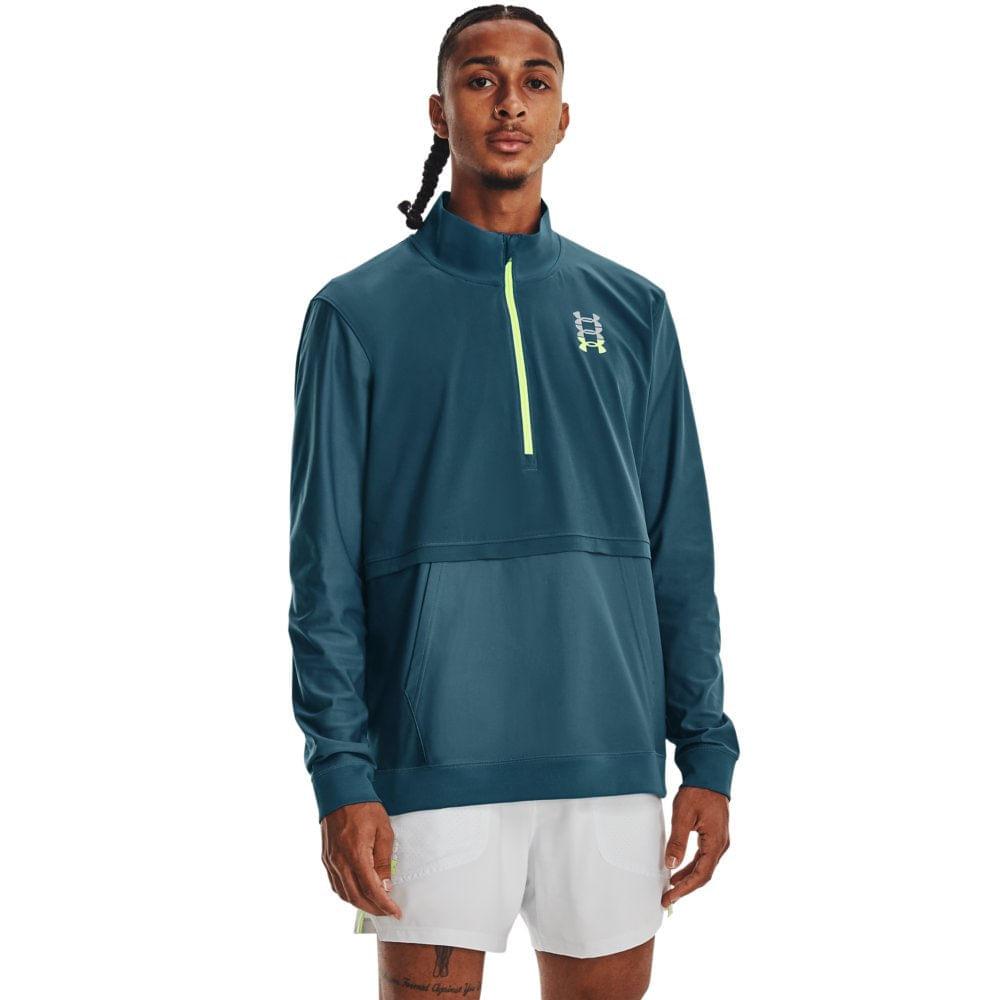 Jaqueta De Corrida Masculina Under Armour Run Anywhere Pullover