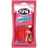 Bala Fini Regaliz Tubes Morango 80g Embalagem Com 12 Unidades