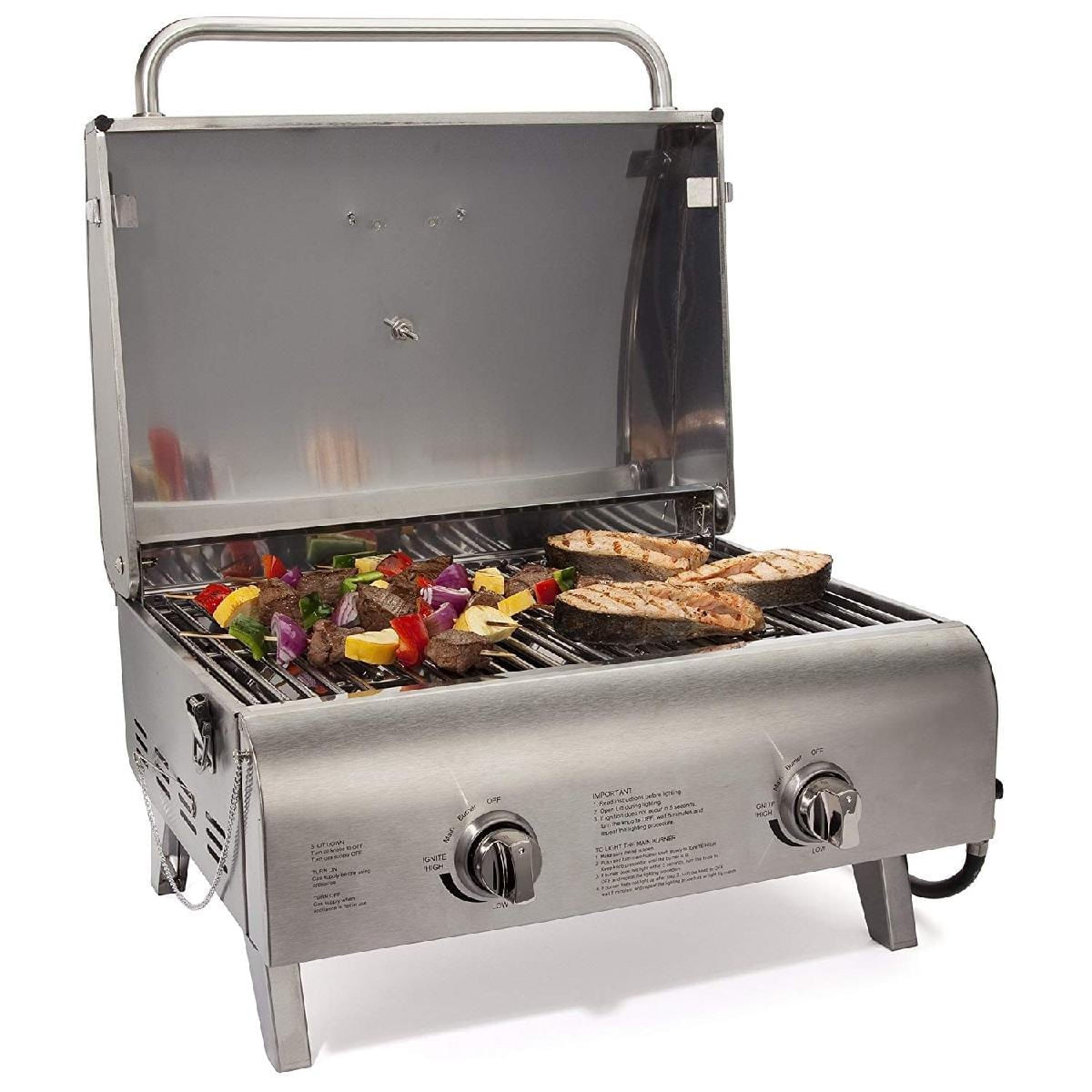 Grill/Churrasqueira Cuisinart CGG-306,Gás De Mesa Profissional, Aço Inox, Prata