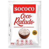 Coco Sococo Ralado Puro 50g Embalagem Com 50 Unidades