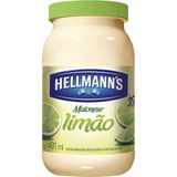 Maionese Hellmanns Com Limão 500g Embalagem Com 12 Unidades