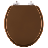 Assento Sanitario Poliester Com Amortecedor Flamingo Ocre Para Vaso Incepa