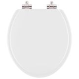 Assento Sanitario Poliester Com Amortecedor Fiore Branco Para Vaso Incepa