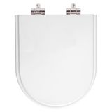 Assento Sanitario Com Amortecedor Oxford Branco Para Vaso Deca