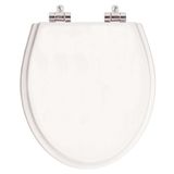 Assento Sanitario Poliester Com Amortecedor Windsor Branco Para Vaso Deca