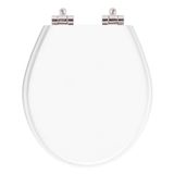Assento Sanitario Poliester Com Amortecedor Studio Branco Para Vaso Deca