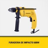 Furadeira De Impacto 1/2 Polegadas 600w Vvr Stanley Voltagem:127v