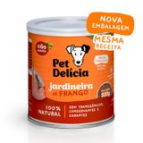 Ração Úmida Para Cães Adultos Pet Delícia Sabor Jardineira De Frango 320g
