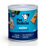 Ração Úmida Para Cães Adultos Pet Delícia Sabor Peixe Com Legumes 320g