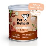 Ração Úmida Para Cães Adultos Pet Delícia Sabor Panelinha De Carne 320g