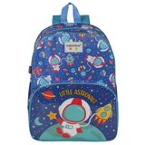 Mochila De Costas Dermiwill Container Kids Astronauta Azul