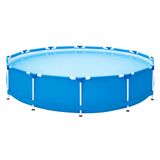 Piscina De Armação Redondo Carrefour 6473L OD045657 Azul PVC