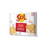 Biscoito Sol Cream Cracker 350g - Embalagem Com 20 Unidades