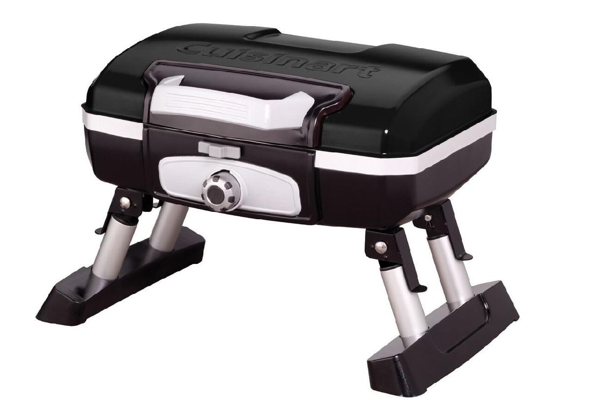 Grill/Churrasqueira Cuisinart CGG-180TB Petit Gourmet Portátil, Gás, Preta