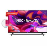 Smart Tv 32 Hd Roku Tv 32s5135/78g Preta Aoc Bivolt