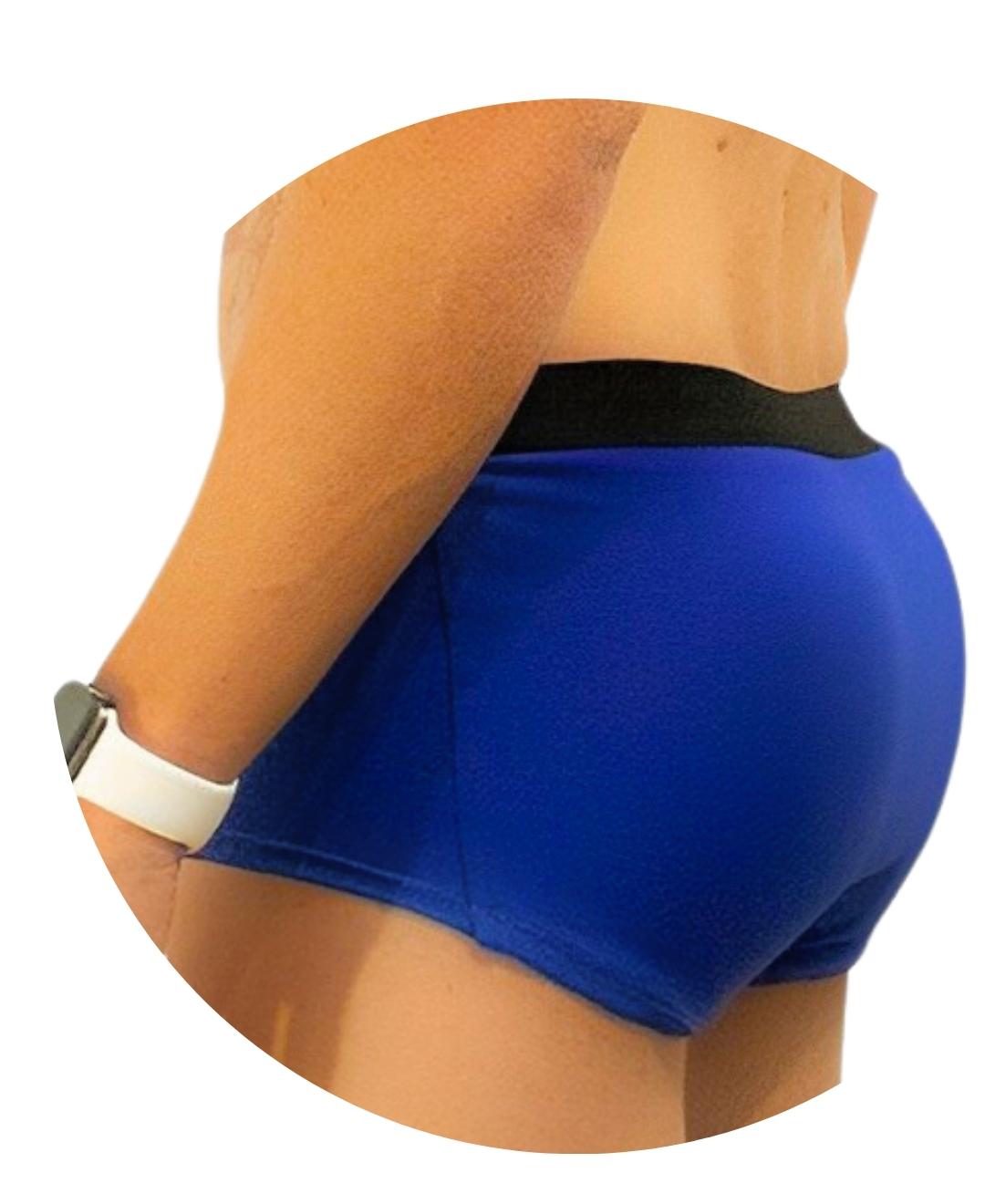 Cueca Com Enchimento Traseiro Empina O Bumbum - Mini Boxer