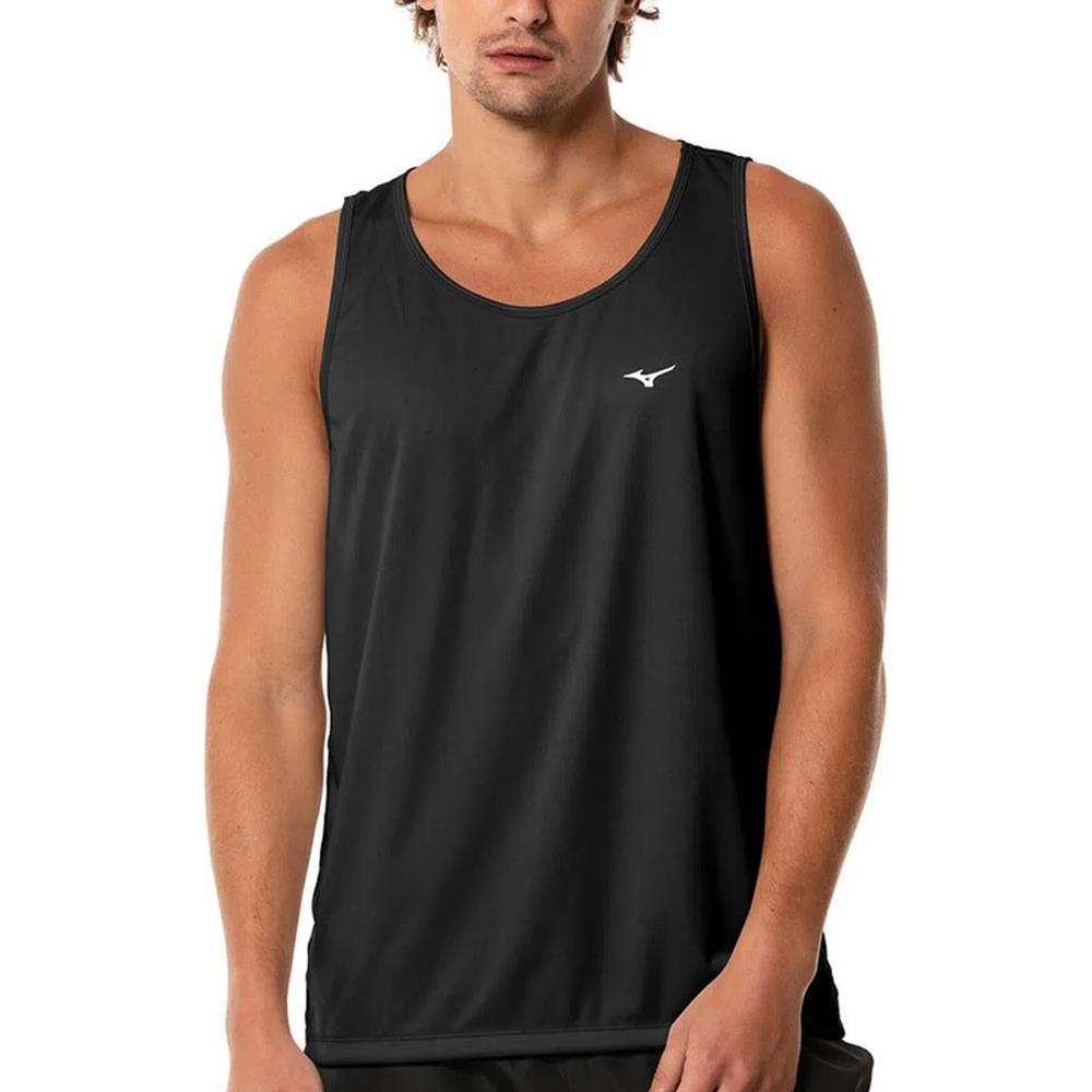 Regata Mizuno Masculina Energy Academia Fitness Mnmst3754 Preto G