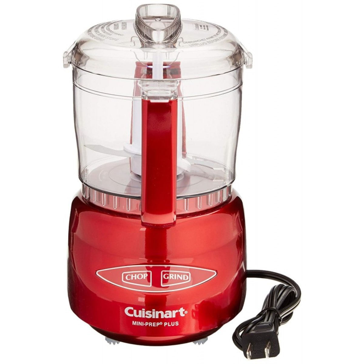 Cuisinart Processador DLC-2AMR Mini-Prep Plus, Vermelho Metálico 110V 250 Watts