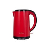 Chaleira Elétrica Secura SWK-1701DB, 1,7L, Aço Inoxidável, Vermelho 110V