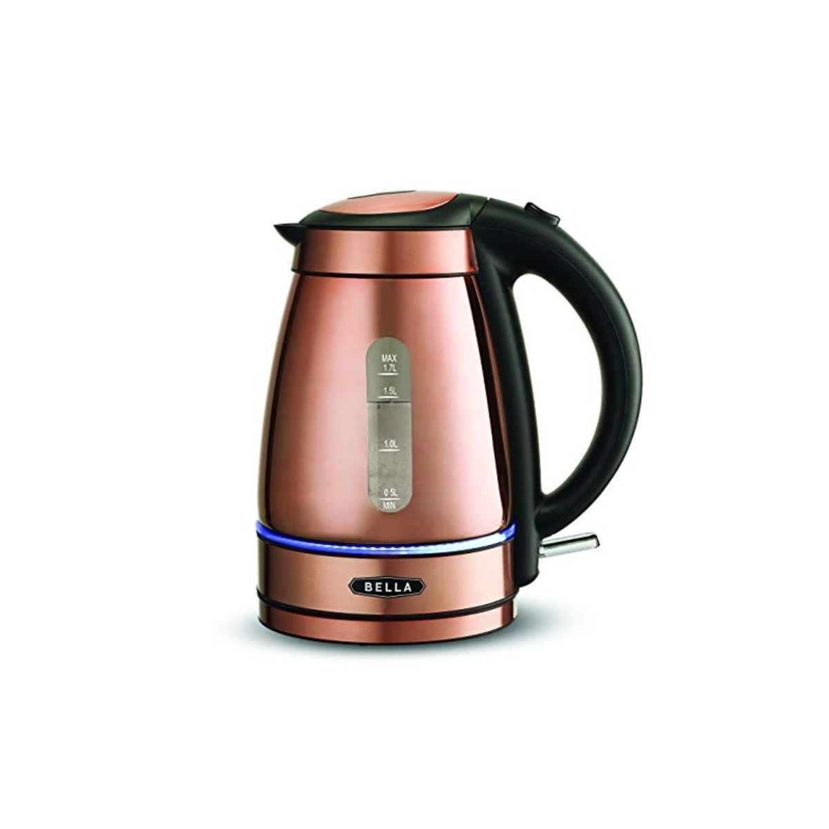 Chaleira Elétrica BELLA (14753), 1,7L, Aço Inoxidável, Cobre 110V