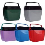 Caixa Térmica 18l Cooler Lilás Com Verde 25108254 Mor-açai