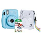 Kit Câmera Instax Fujifilm Mini 12 Azul Candy