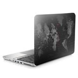 Skin Adesivo Protetor para Notebook 17' Mapa Mundi d1