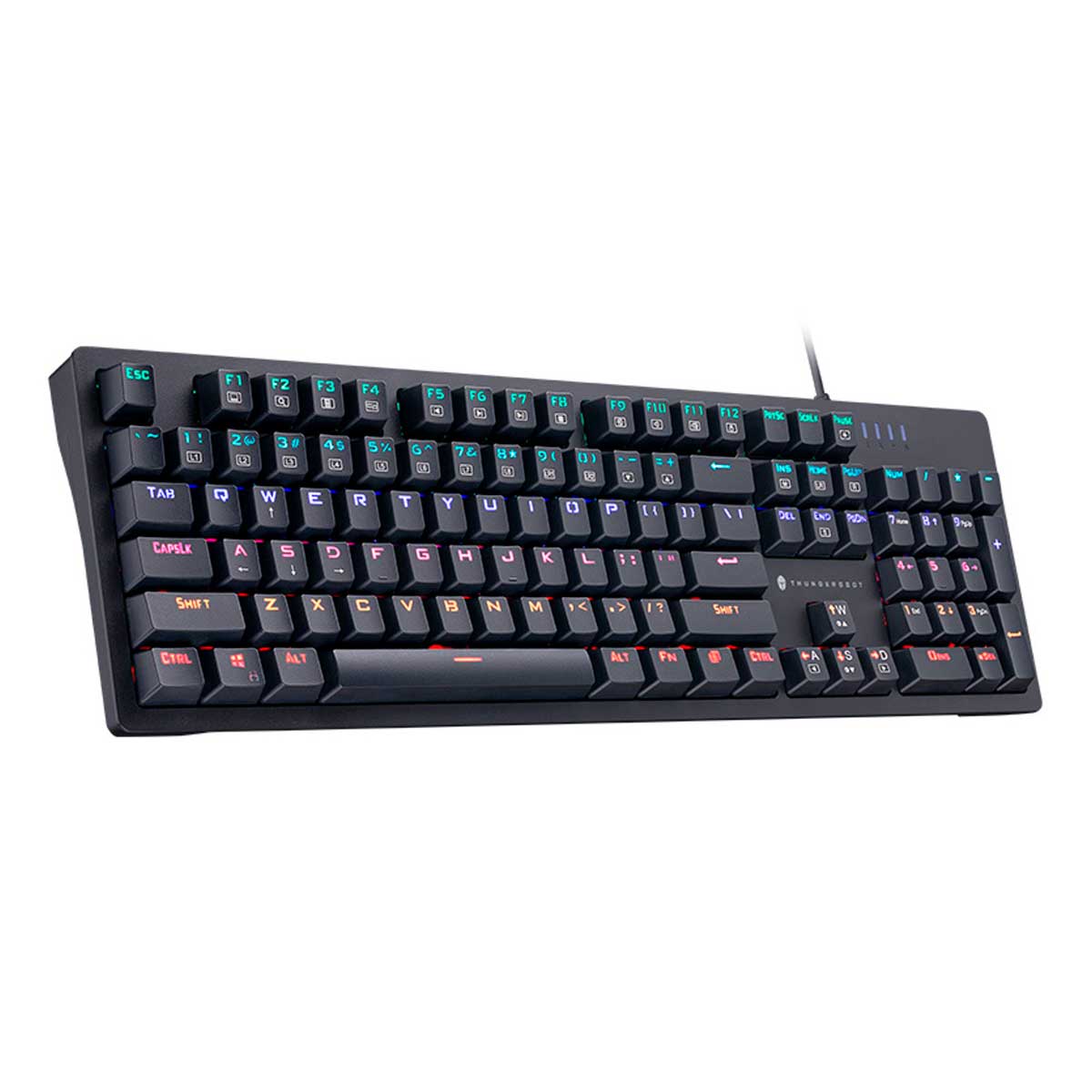 Teclado Mecânico Gamer ThundeRobot KG3104C Switch Blue USB Preto