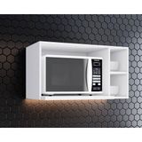 Módulo Cozinha Henn Americana Suporte Nicho P/microondas 80x44cm Branco-henn