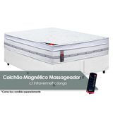 Colchão Queen Magnético C/vibro Massagem C/ C/ Niponpedic Molas Ensacadas Pocket (158x198x32) - Castor