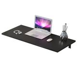 Mesa De Parede Dobravel Supensa Com Suporte 90x38  Onix