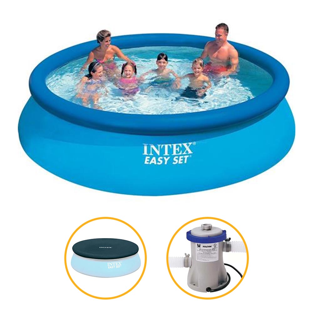 Piscina Inflavel Easy Set 3.853l + Filtro + Capa