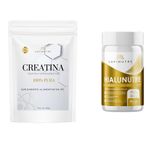 Creatina Monohidratada Refil-250g+ácido Hialurônico-cápsulas