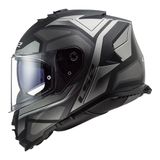 Capacete Ls2 Ff800 Storm Faster Black Grph Grey Preto