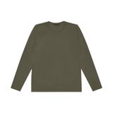 Camiseta Manga Longa Meia Malha Diametro Verde Plus G2