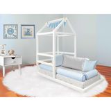 Cama Meia Casinha Montessoriana Florença Branco