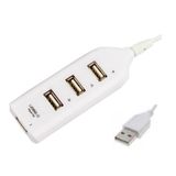 Hub Usb 2.0 Com 4 Saidas com Cabo USB 100 Cm - Branco