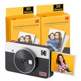 Câmera E Photo Printer Instantânea Mini Shot 3 Retrô Kodak Branca - Pm00s127a0