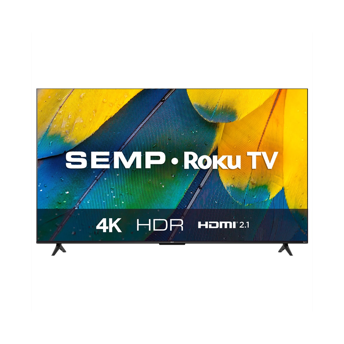 Smart Tv 50&quot; Semp Tcl Led 4k Ultra Hd Rk8600, Roku Tv, Hdr, Wi-fi Tcl