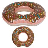 Boia Infantil De Piscina Praia Redonda Inflável Donut Grande