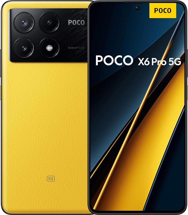 Celular Smartphone Xiaomi Poco X6 Pro 256gb Amarelo - Dual Chip
