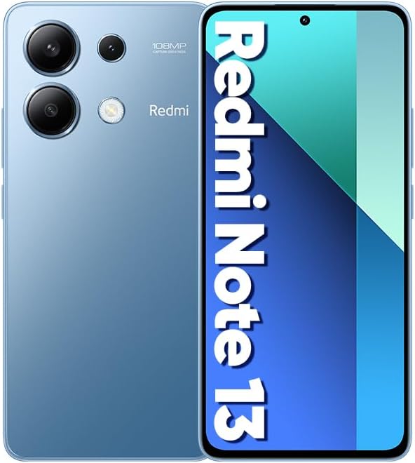 Smartphone Xiaomi Redmi Note 13 4g 256gb - 8gb Ram - Versao Global (ice Blue) Azul
