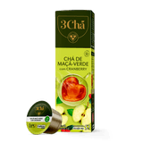 Cápsula De Chá De Maçã Verde Com Cranberry Tres 3chá