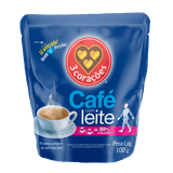 Café Com Leite 3 Corações Com Cálcio Refil 100g