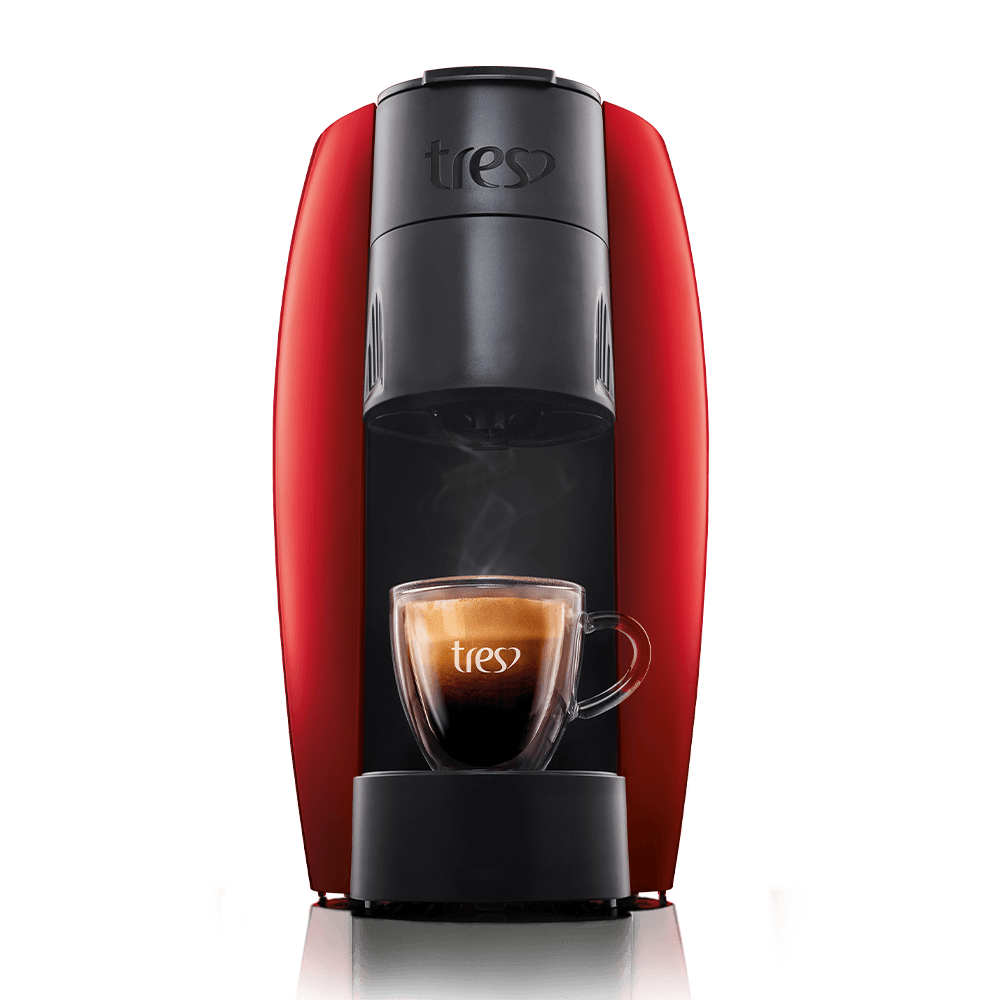 Cafeteira Espresso Lov Vermelha Automática - Tres 3 Corações