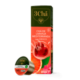 Cápsula De Chá De Laranja Mediterrânea Com Hibisco Tres 3chá